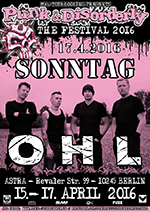 OHL - Punk & Disorderly Festival 2016, Berlin, Germany 17.4.16